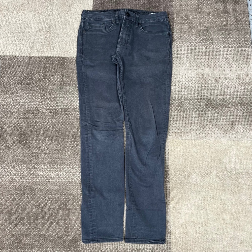 Buffalo David Bitton Six X Straight Stretch Mens Jeans 30X32 Dark Gray